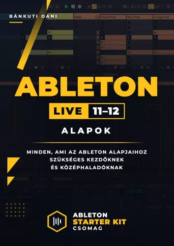 Ableton Live 11- 12  Starterkit (digitális csomag, videók + ebook)