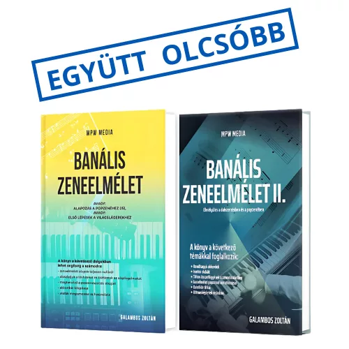 Banális zeneelmélet I-II - könyvcsomag