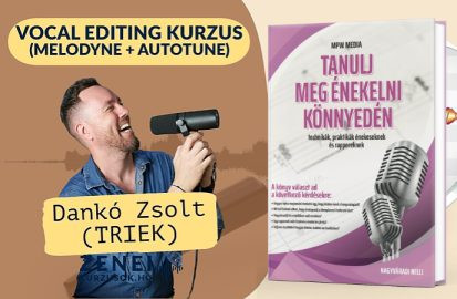 Oktató csomag: Tanulj meg énekelni könyv + Vocal editing online kurzus