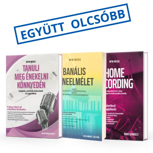 Tanulj meg énekelni könnyedén könyvcsomag