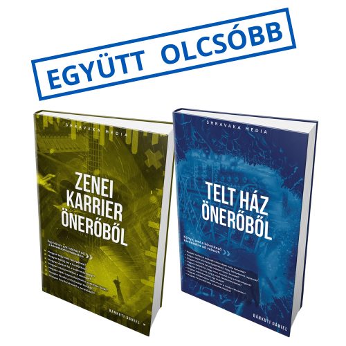 Zenei karrier önerőből és Telt ház önerőből könyvcsomag